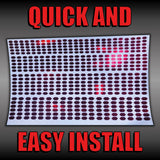 Diamond Grille Decals For C Class A Class CLA250/GLC/S550/SLC Mercedes Benz